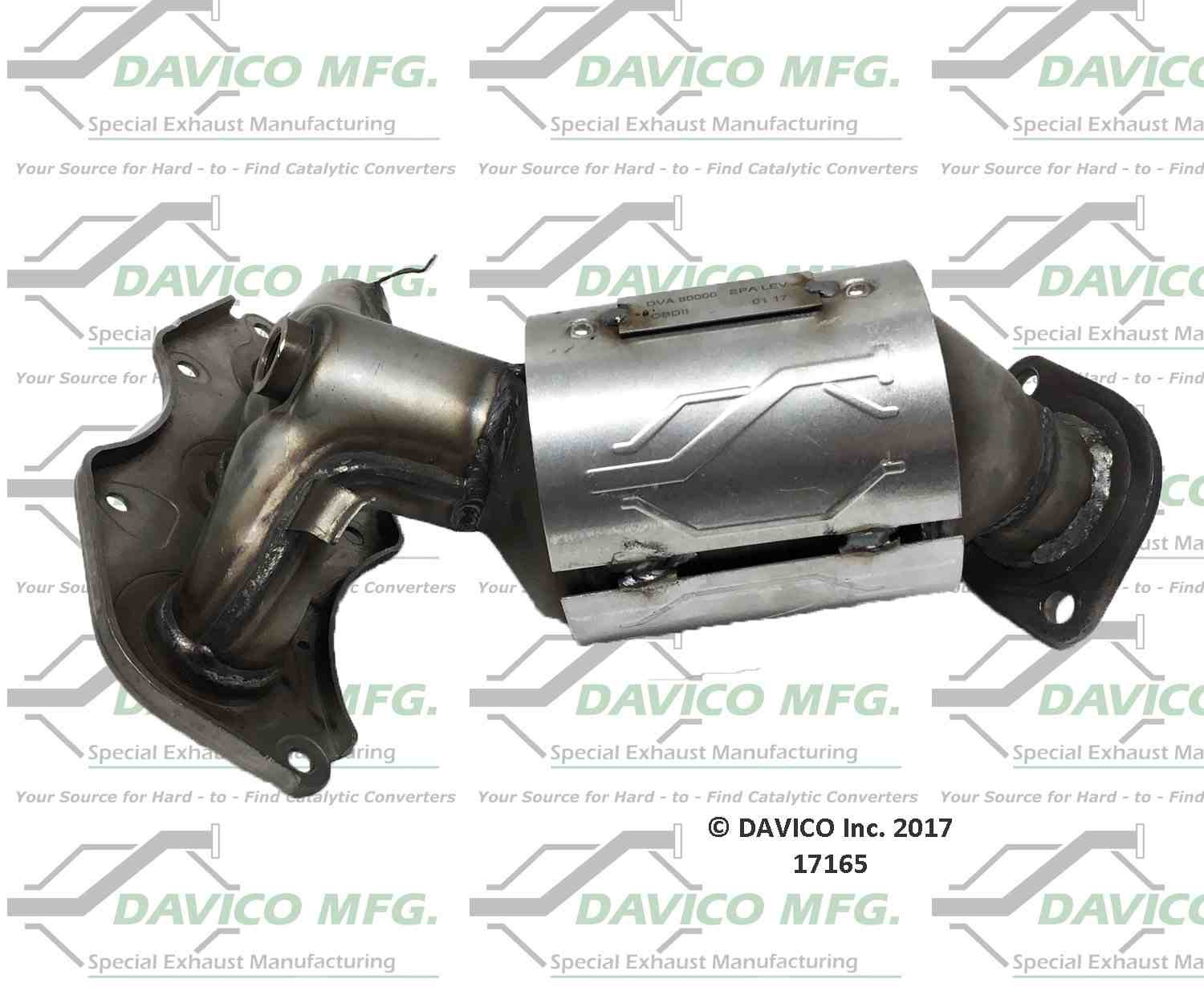 davico mfg exact-fit catalytic converter - manifold  frsport 17165