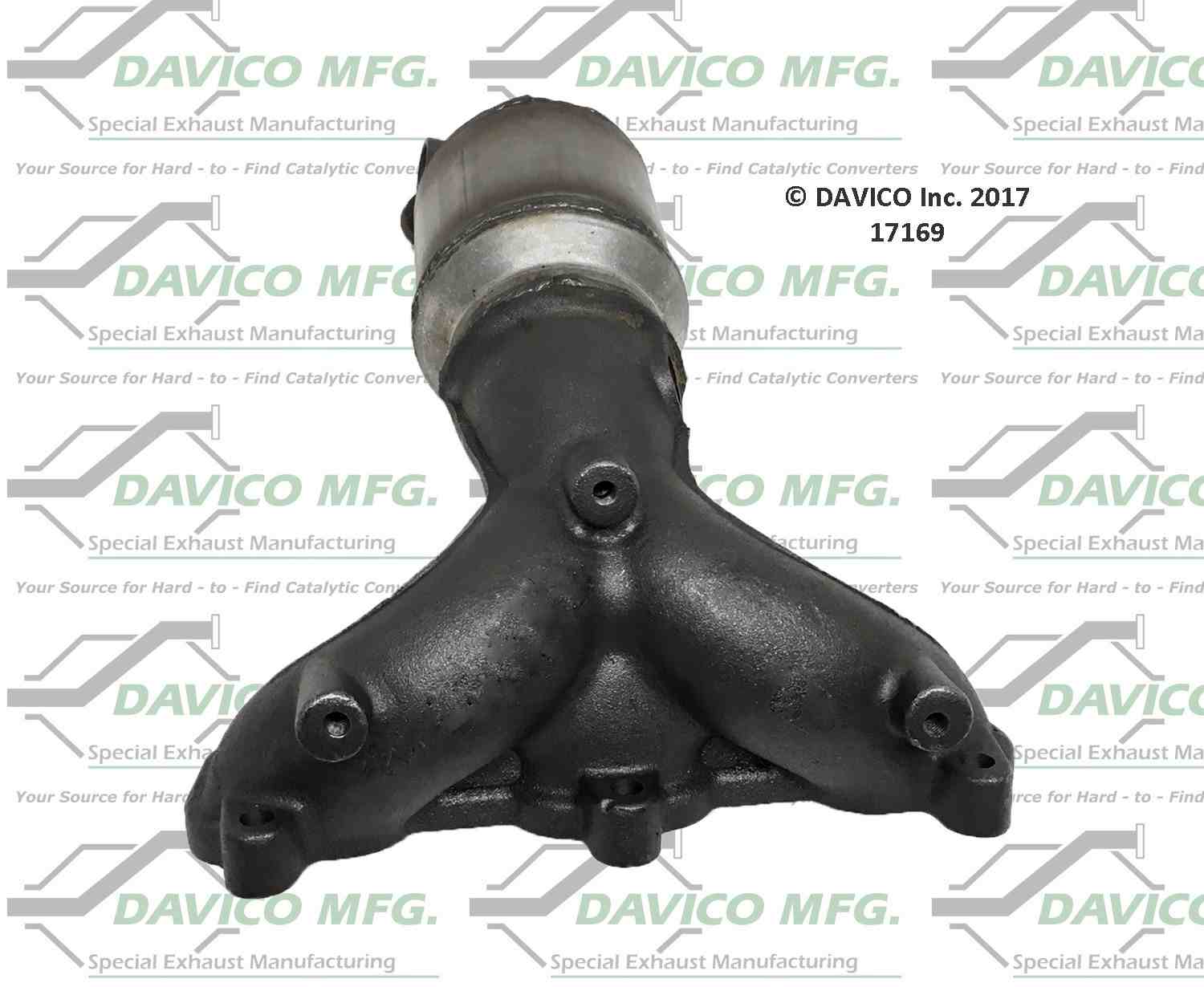 davico mfg exact-fit catalytic converter - manifold  frsport 17169