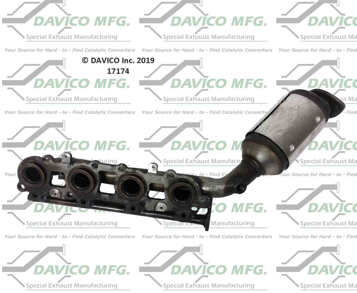 davico mfg exact-fit catalytic converter  frsport 17174