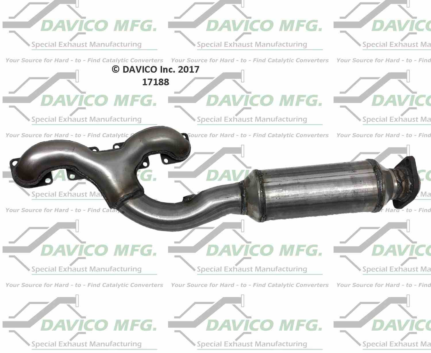 davico mfg exact-fit catalytic converter  frsport 17188