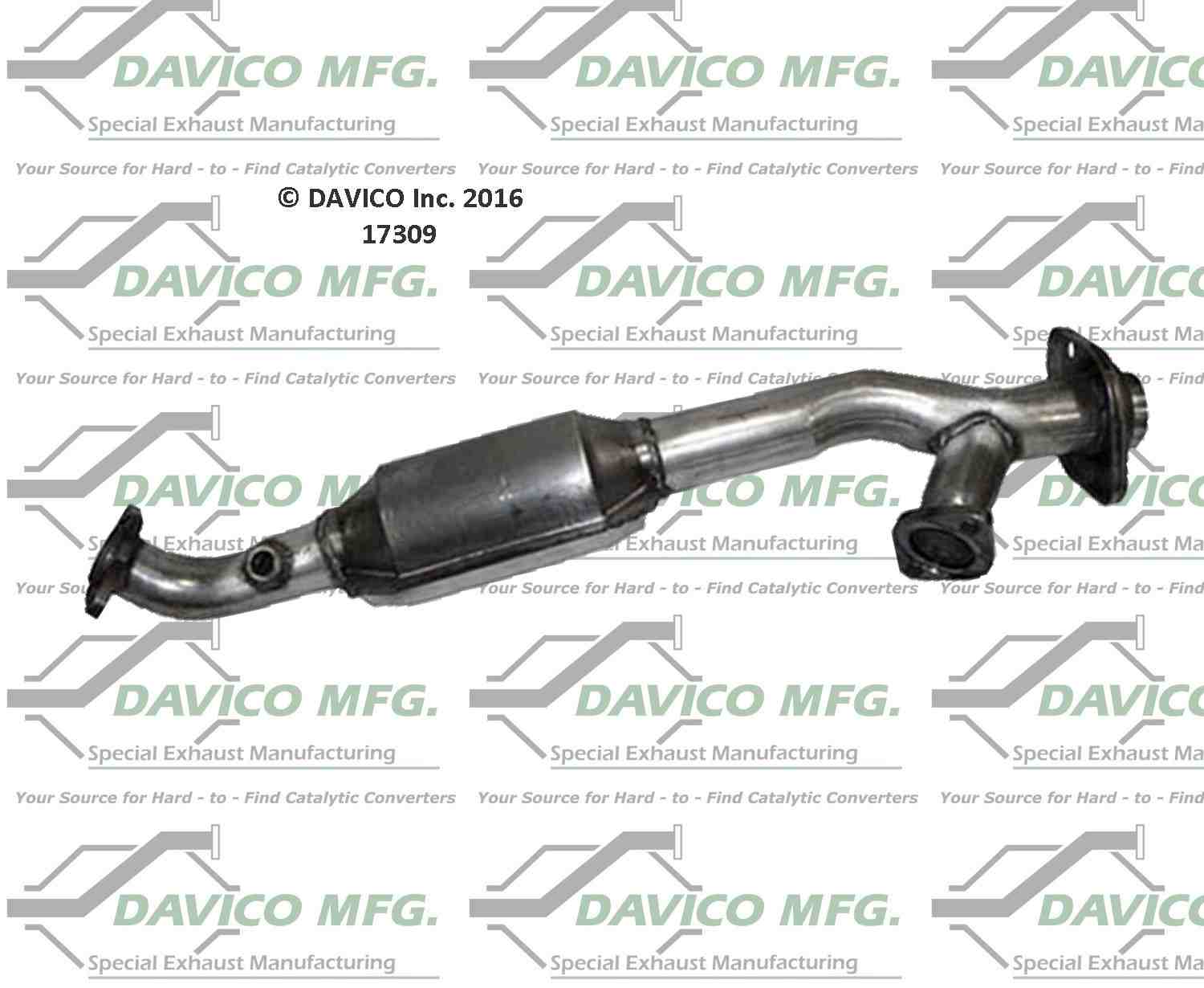 davico mfg exact-fit catalytic converter  frsport 17309