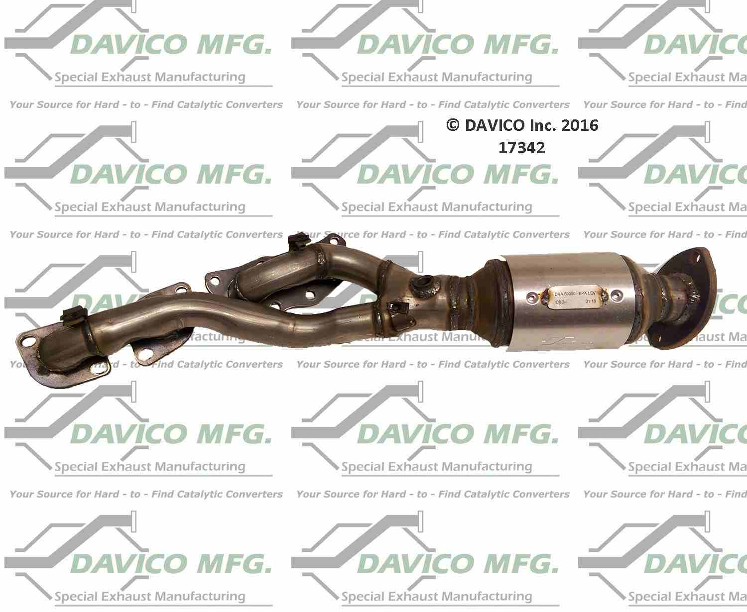 davico mfg exact-fit catalytic converter  frsport 17342