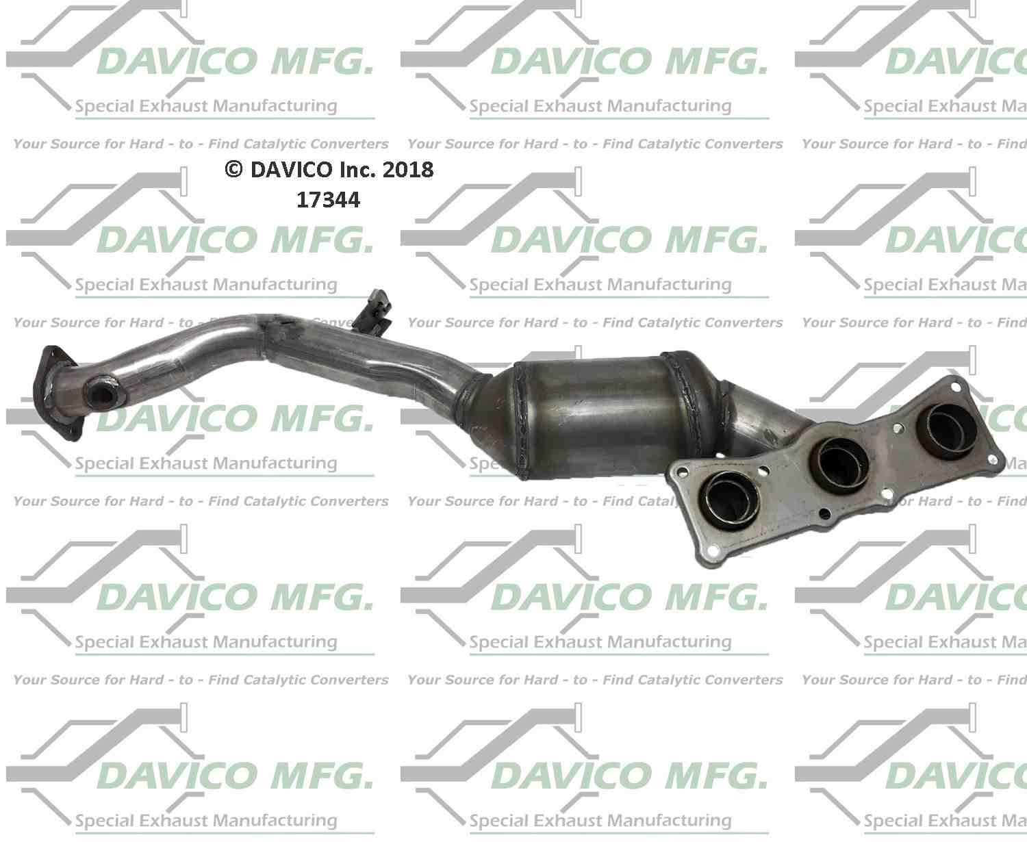 davico mfg exact-fit catalytic converter  frsport 17344