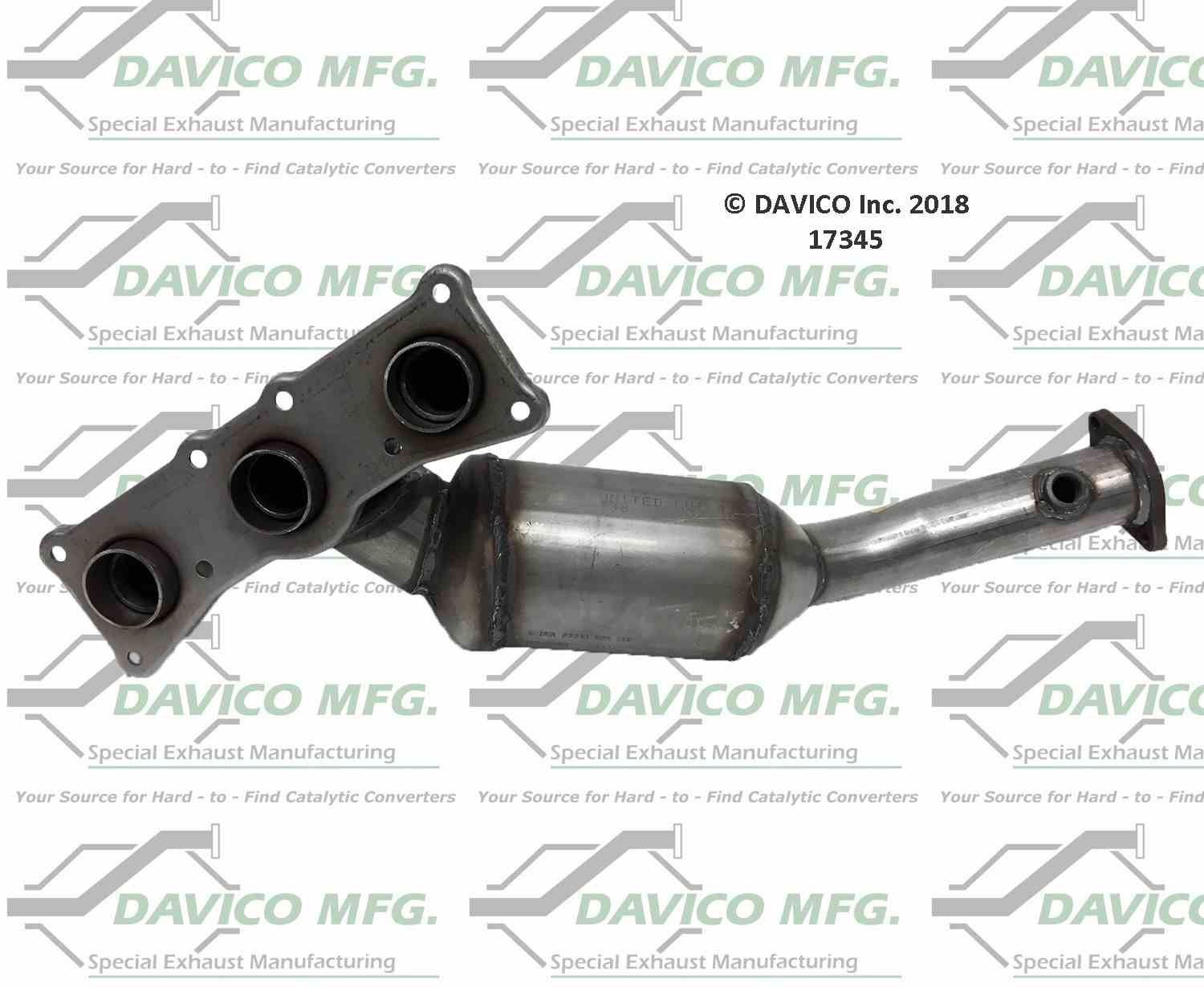 davico mfg exact-fit catalytic converter  frsport 17345