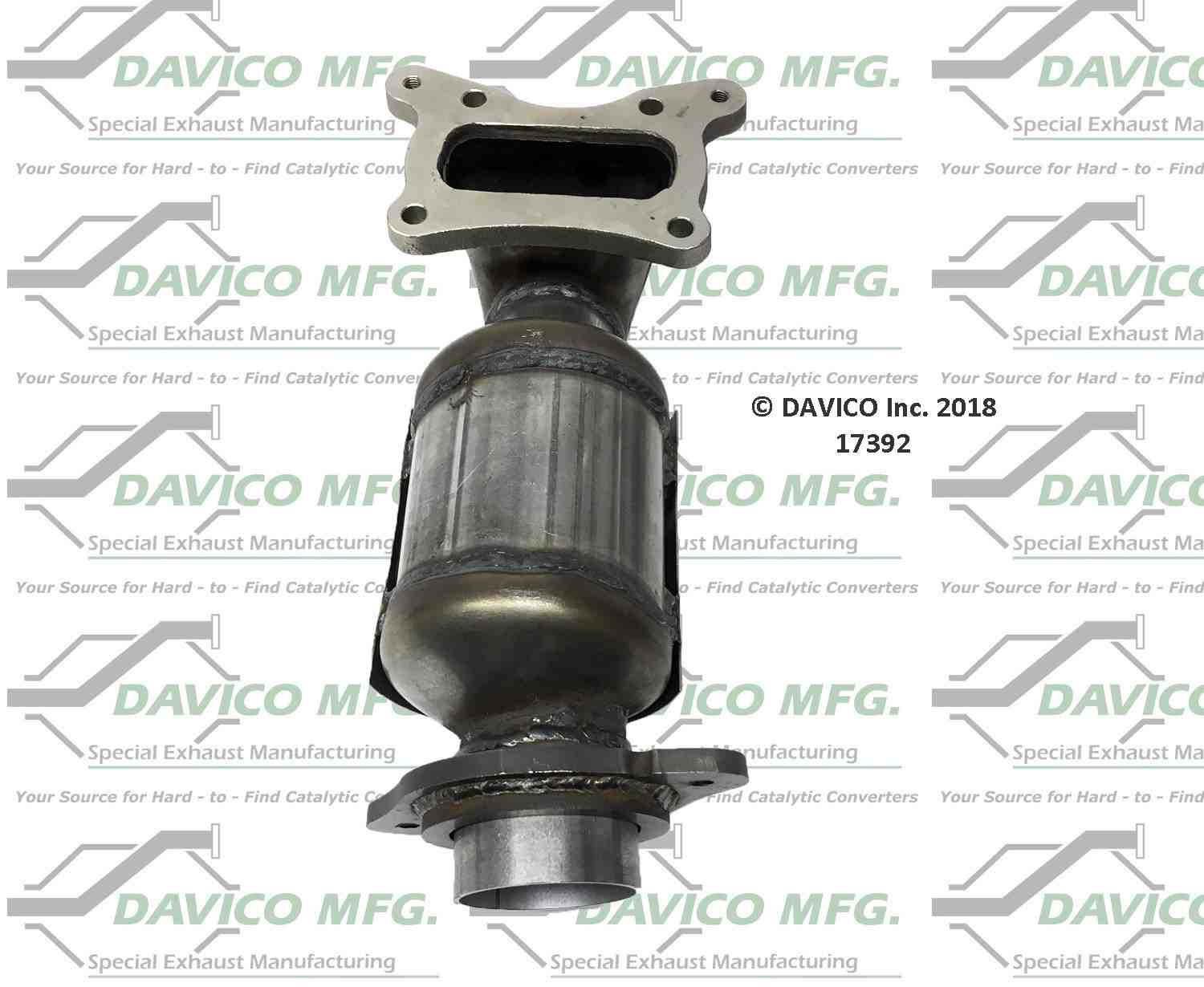 davico mfg exact-fit catalytic converter - manifold  frsport 17392