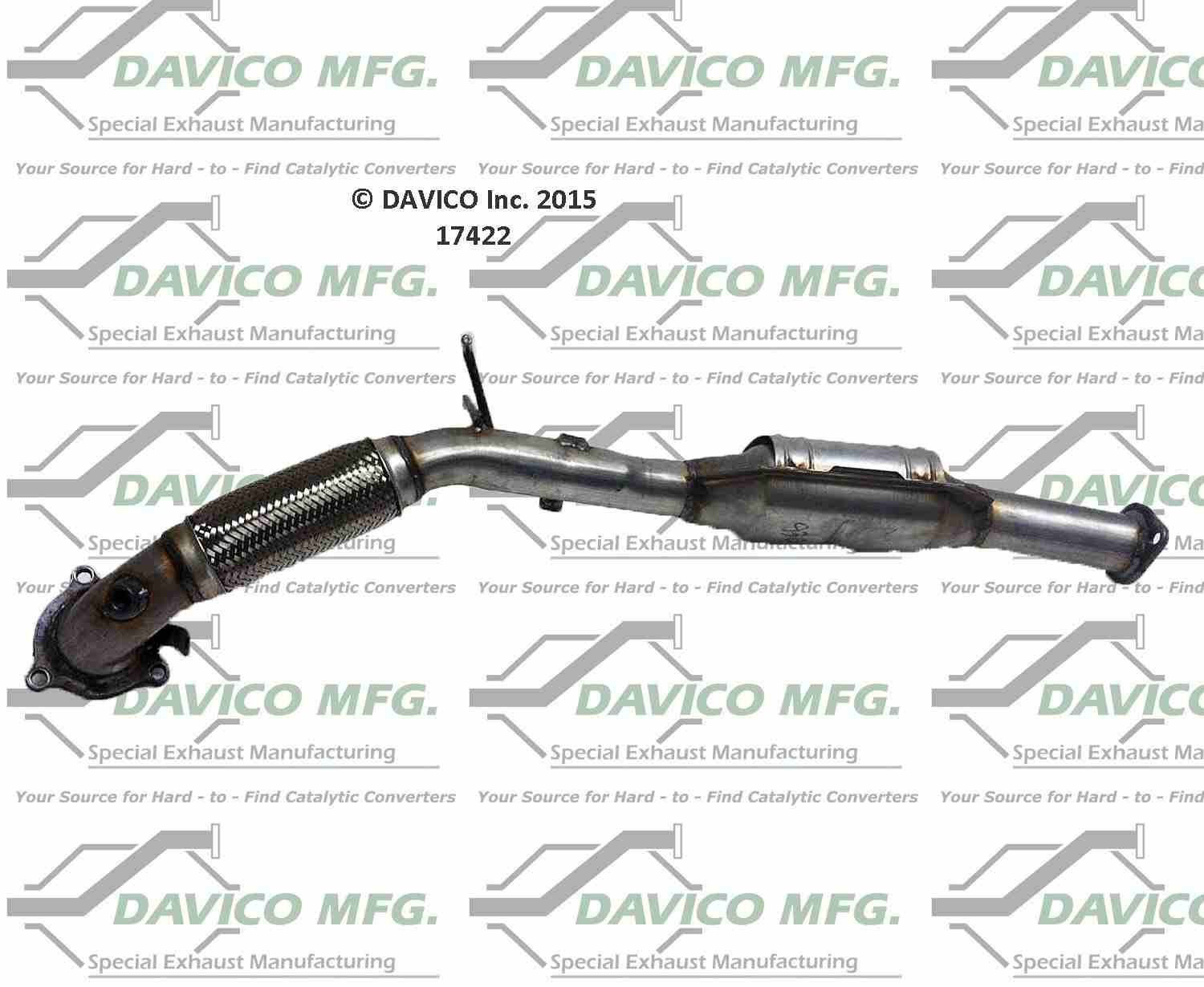 davico mfg exact-fit catalytic converter  frsport 17422