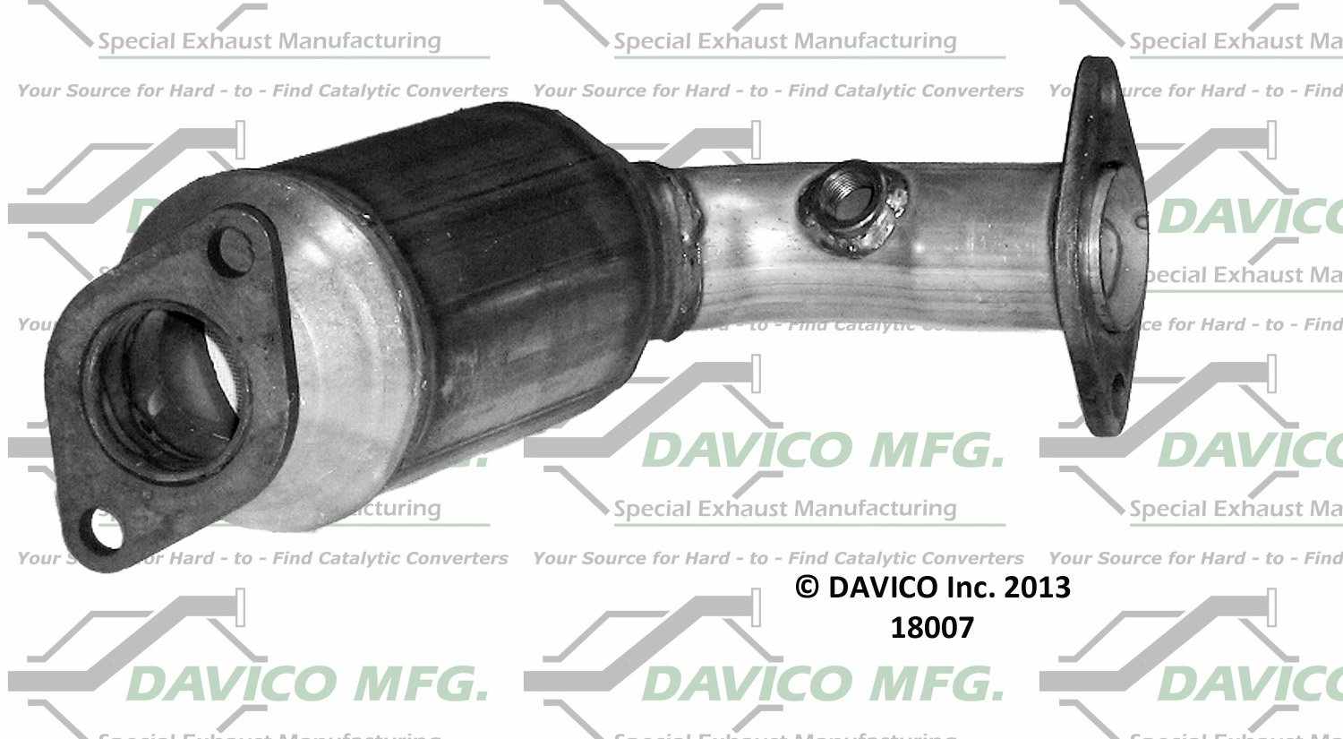 davico mfg exact-fit catalytic converter  frsport 18007