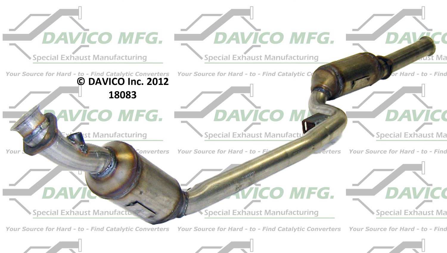 davico mfg exact-fit catalytic converter  frsport 18083