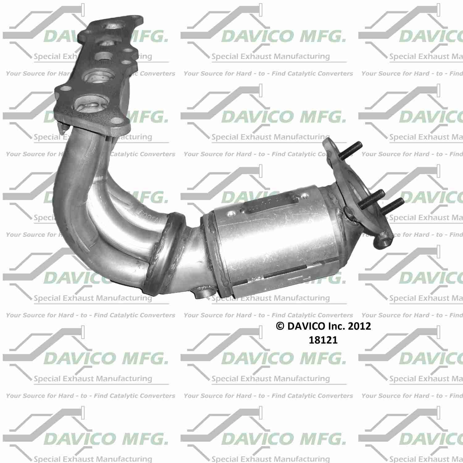 davico mfg exact-fit catalytic converter - manifold  frsport 18121