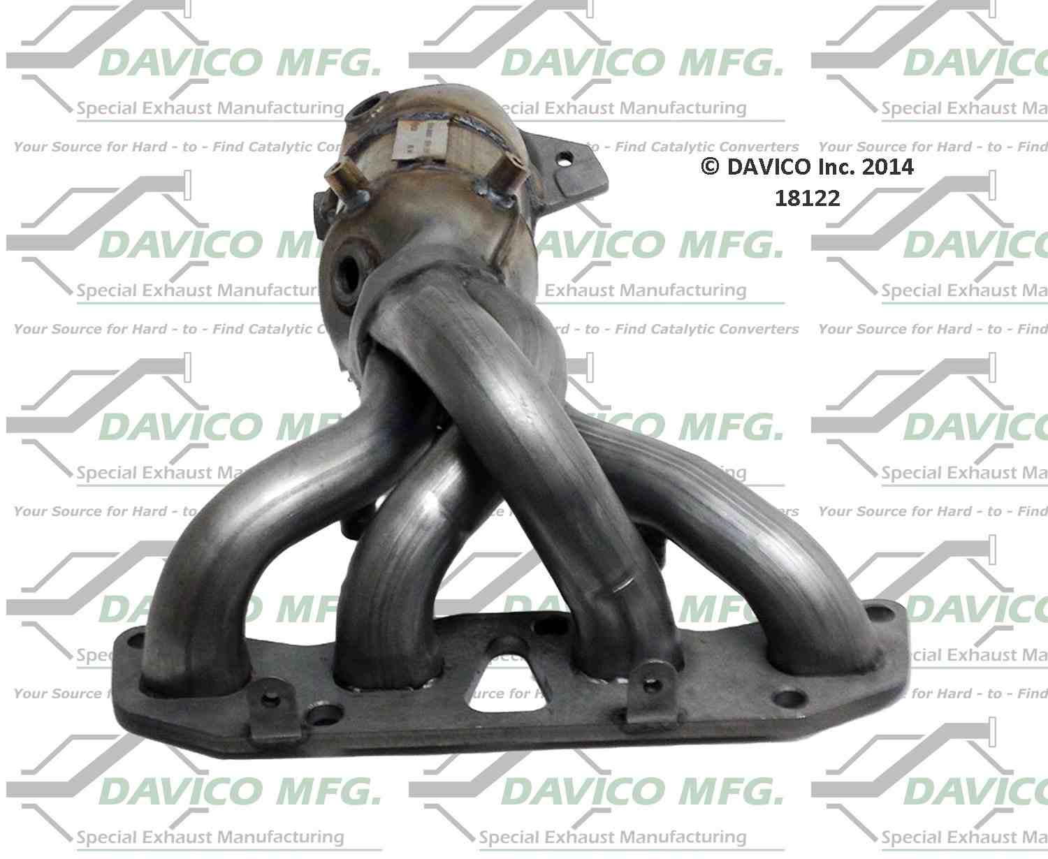 davico mfg exact-fit catalytic converter - manifold  frsport 18122