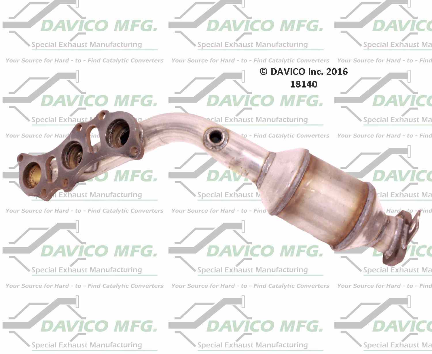 davico mfg exact-fit catalytic converter - manifold  frsport 18140