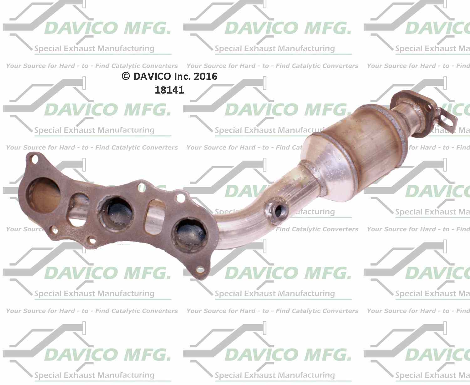 davico mfg exact-fit catalytic converter - manifold  frsport 18141