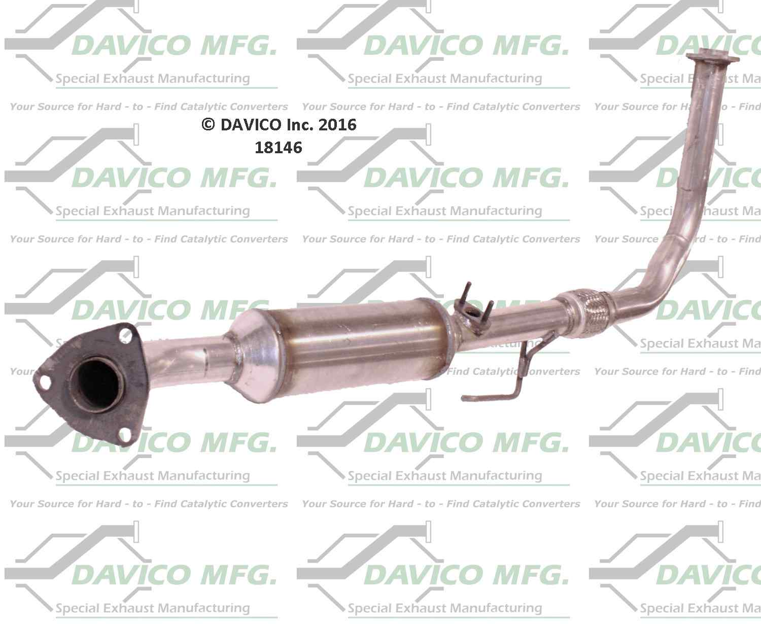 davico mfg exact-fit catalytic converter  frsport 18146