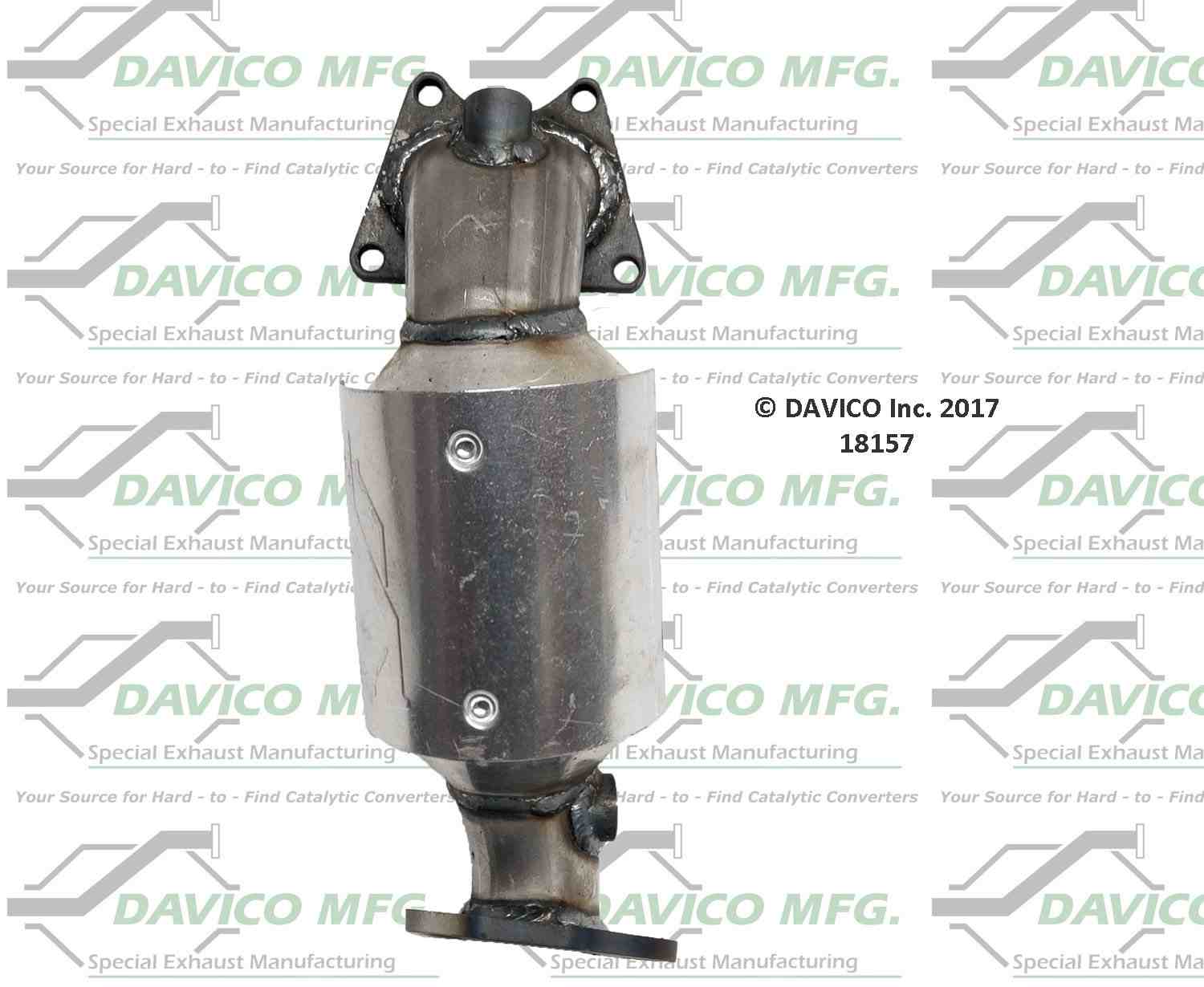 davico mfg exact-fit catalytic converter - pre converter  frsport 18157