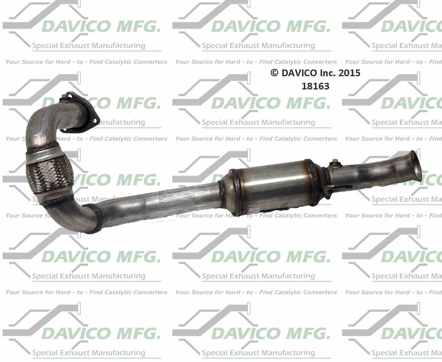 davico mfg exact-fit catalytic converter  frsport 18163