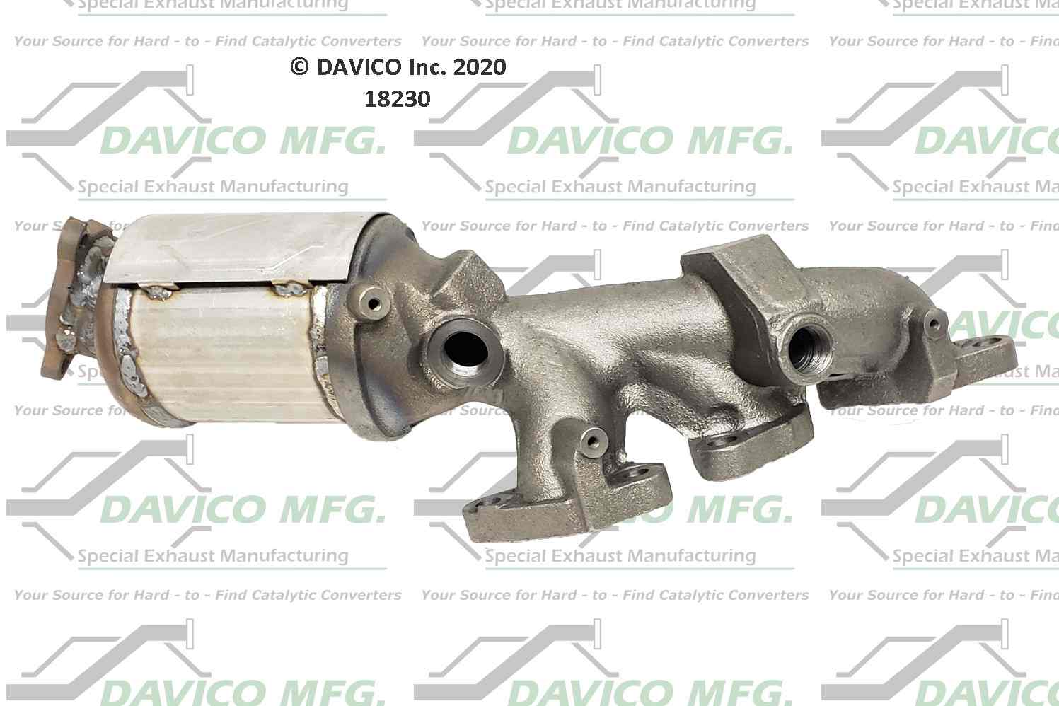 davico mfg exact-fit catalytic converter - manifold  frsport 18230