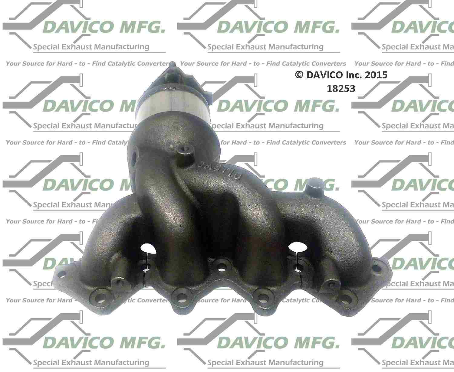 davico mfg exact-fit catalytic converter - manifold  frsport 18253