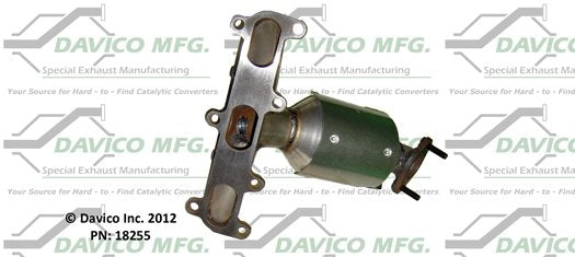 davico mfg exact-fit catalytic converter - manifold  frsport 18255