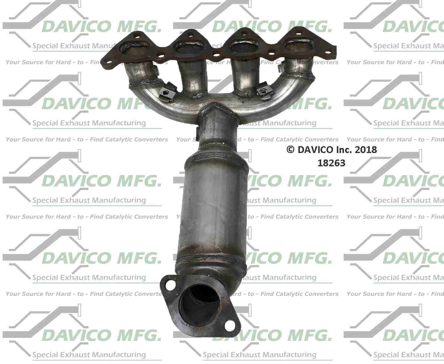 davico mfg exact-fit catalytic converter - manifold  frsport 18263