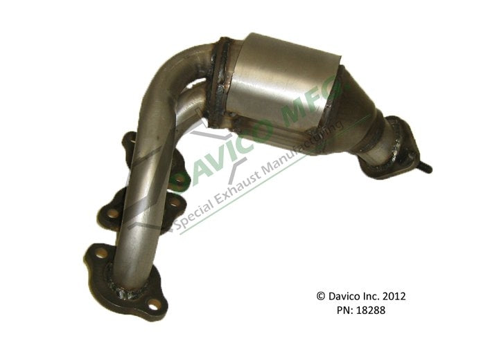 Davico Mfg Exact-Fit Catalytic Converter - Manifold  top view frsport 18288