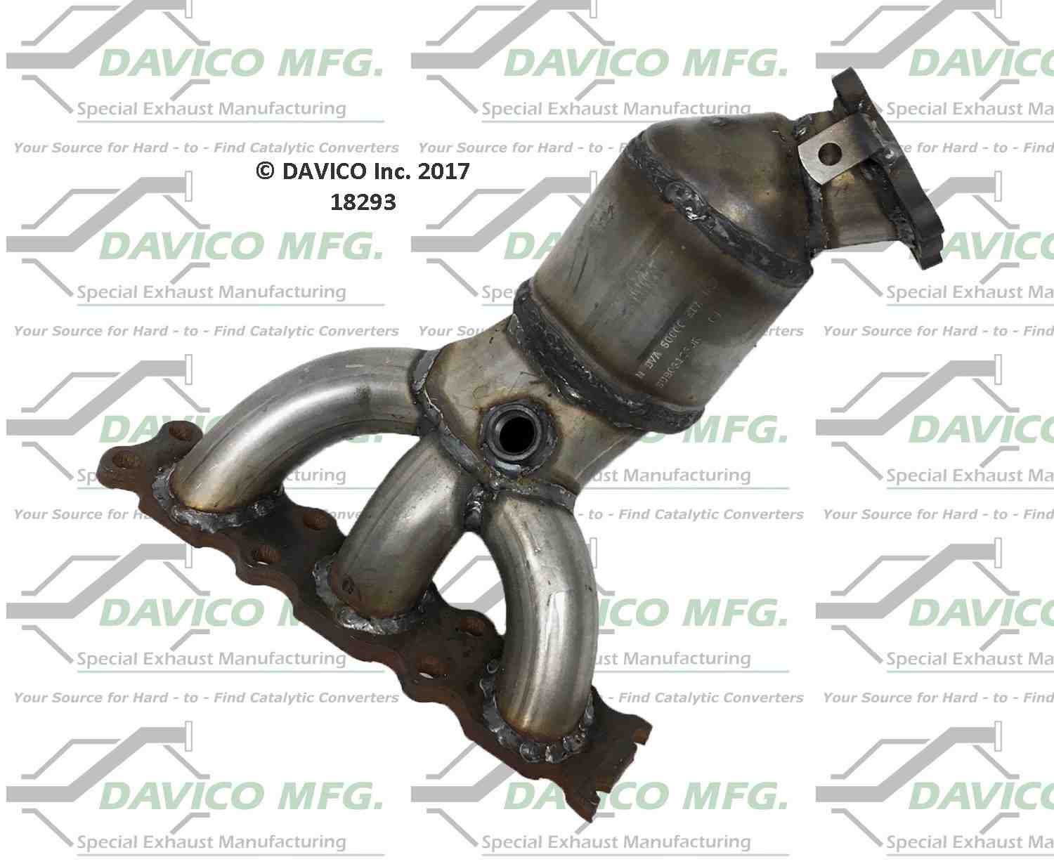 davico mfg exact-fit catalytic converter - manifold  frsport 18293