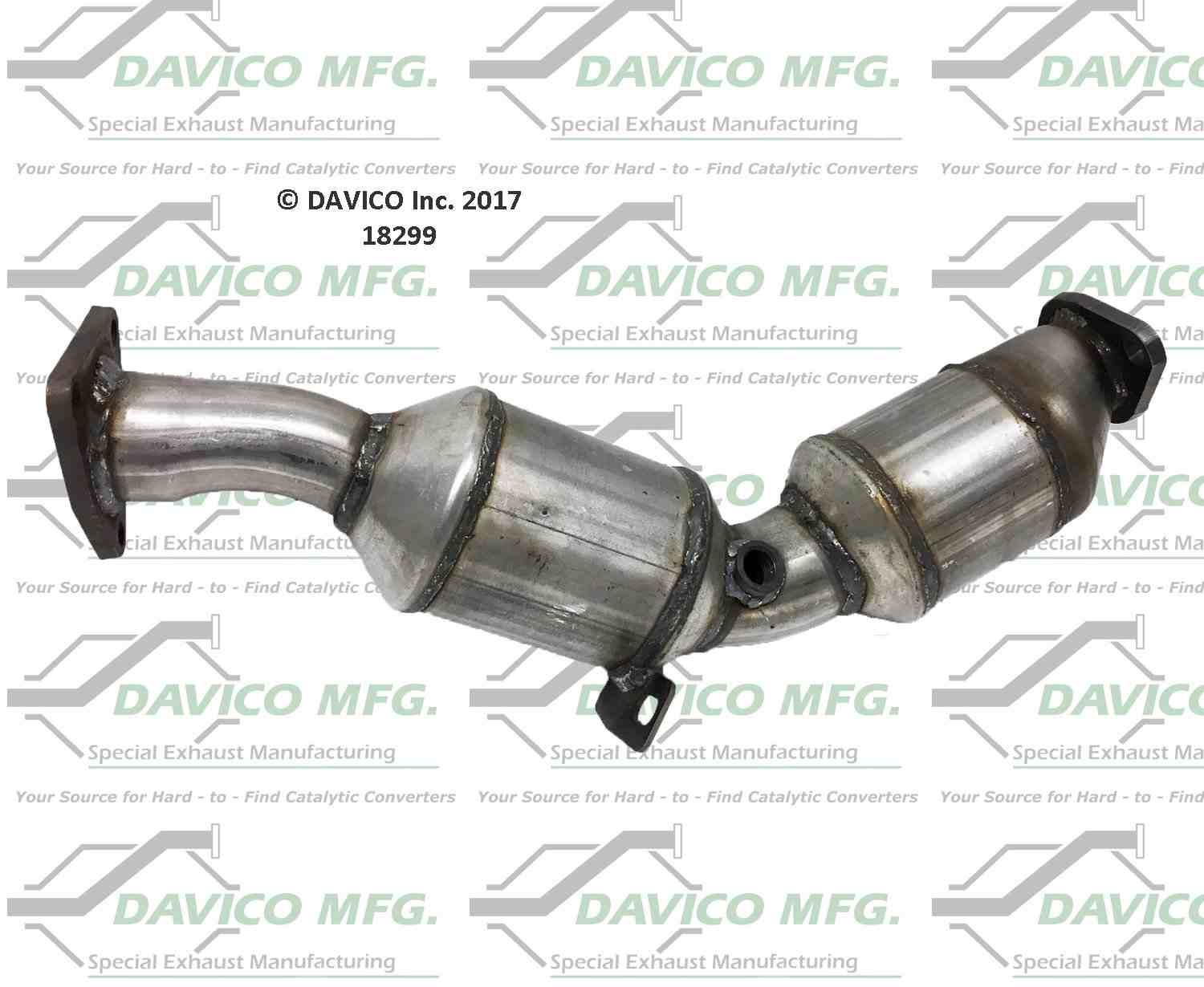 davico mfg exact-fit catalytic converter  frsport 18299