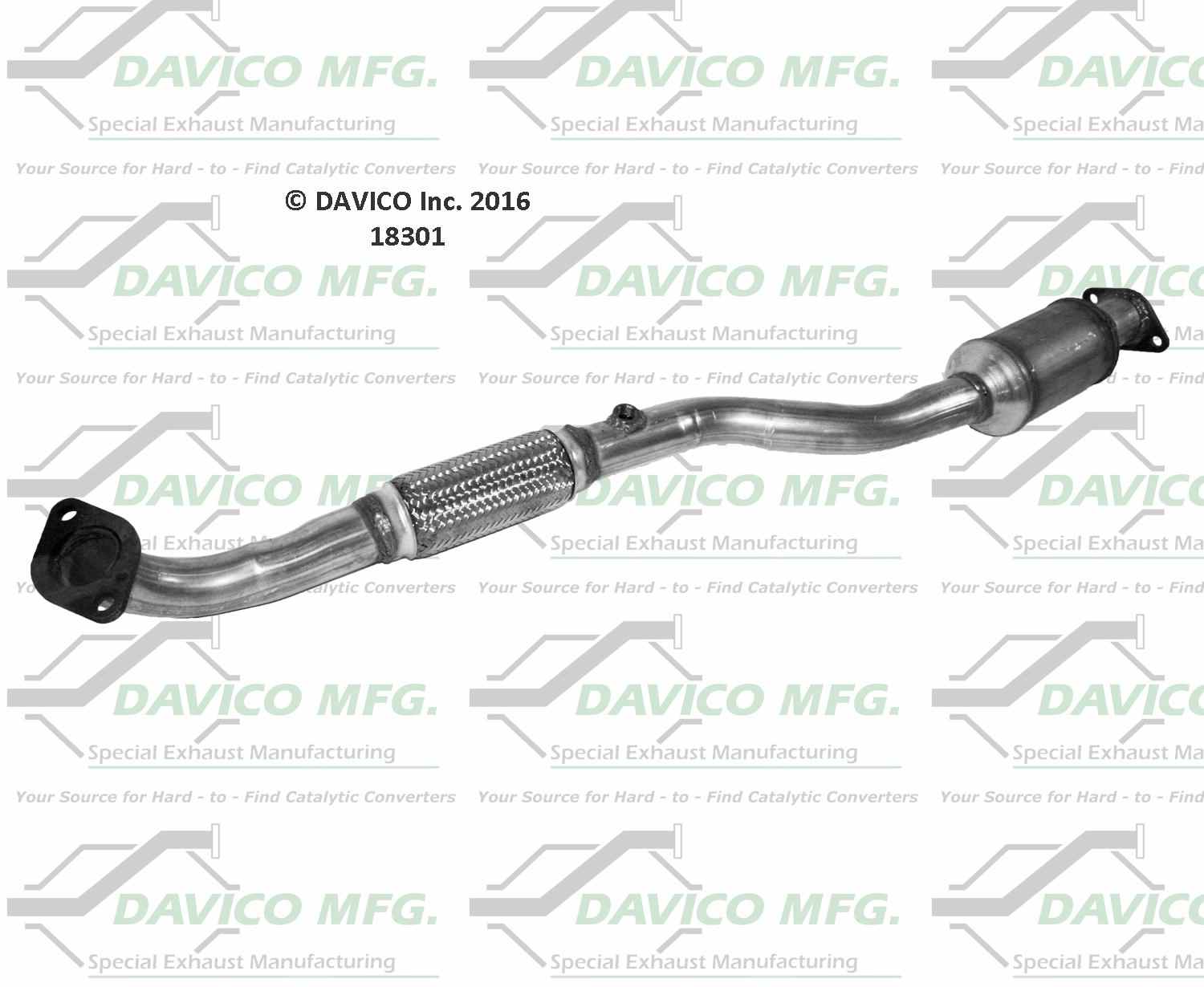 davico mfg exact-fit catalytic converter  frsport 18301