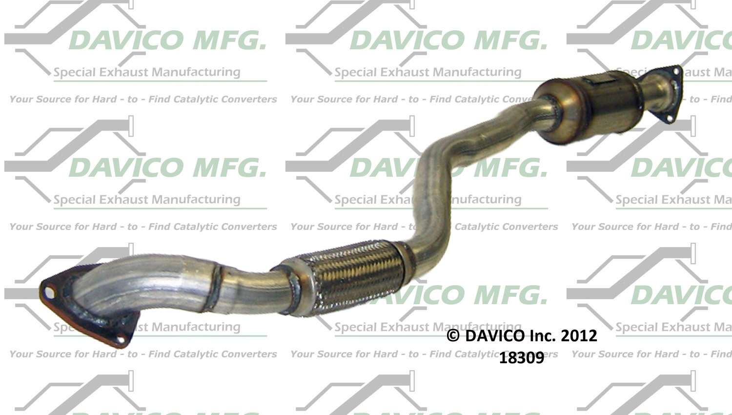 davico mfg exact-fit catalytic converter  frsport 18309