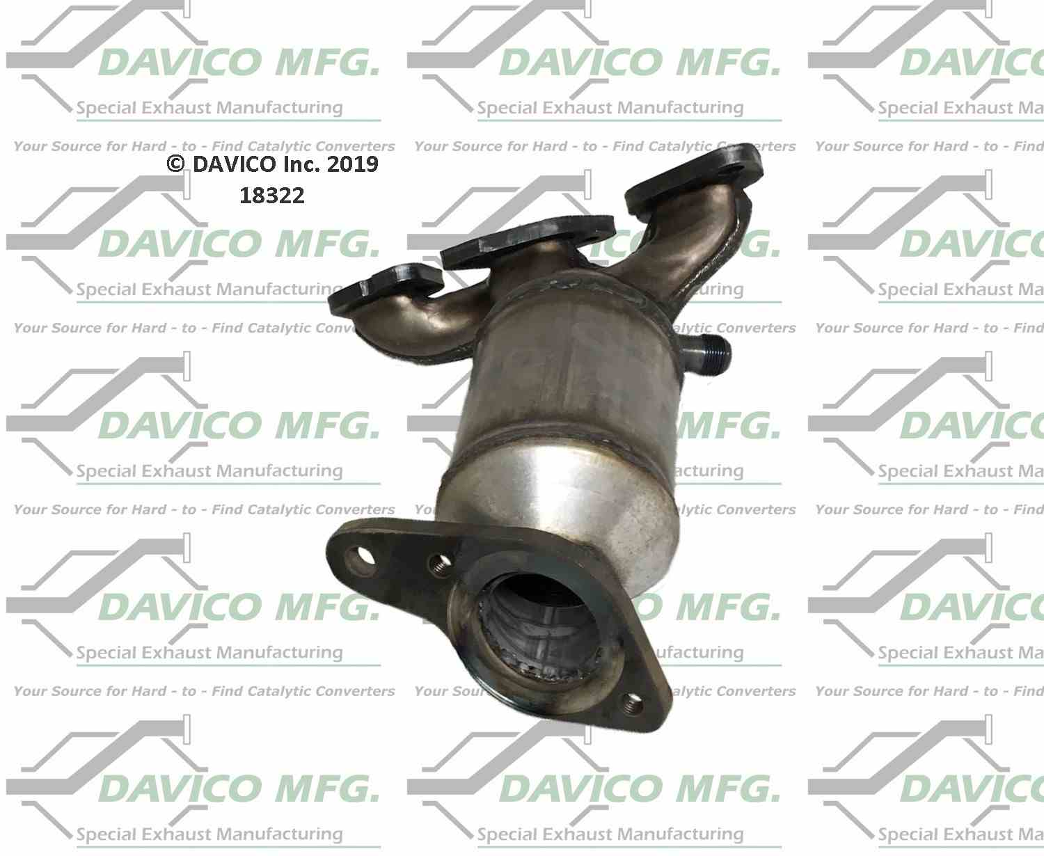 davico mfg exact-fit catalytic converter -  frsport 18322