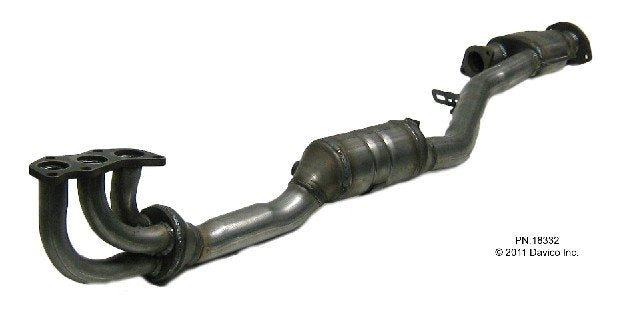 Davico Mfg Exact-Fit Catalytic Converter  top view frsport 18332