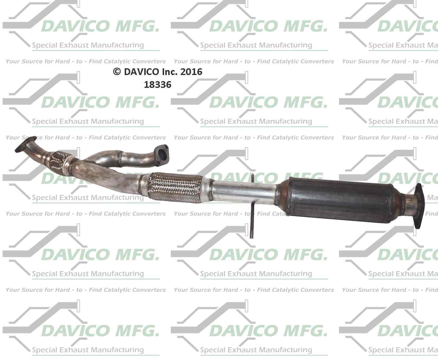 davico mfg exact-fit catalytic converter  frsport 18336