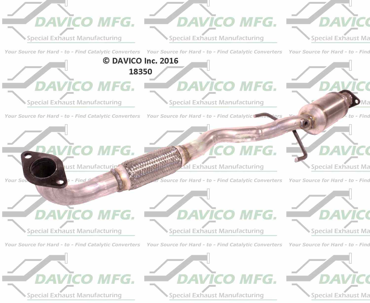 davico mfg exact-fit catalytic converter  frsport 18350