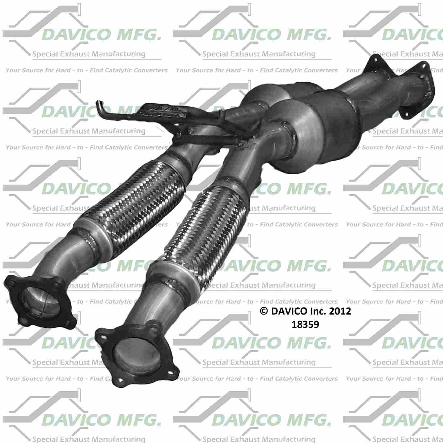 davico mfg exact-fit catalytic converter  frsport 18359