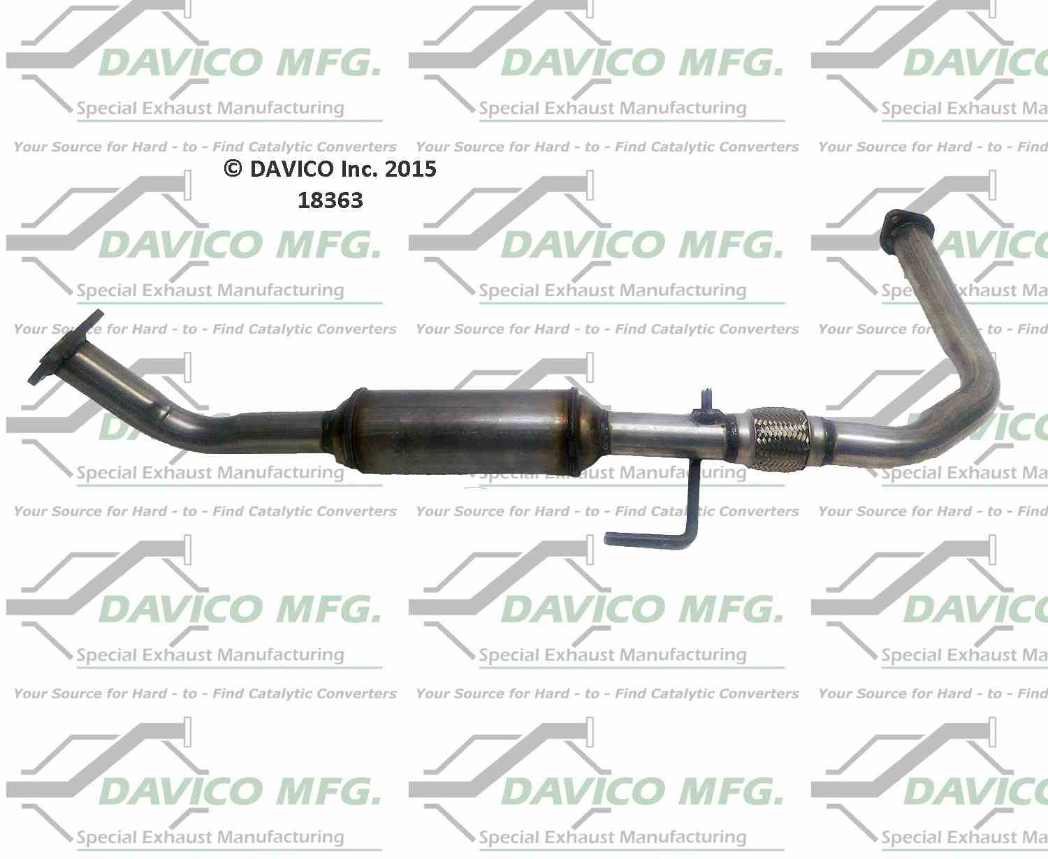 davico mfg exact-fit catalytic converter  frsport 18363