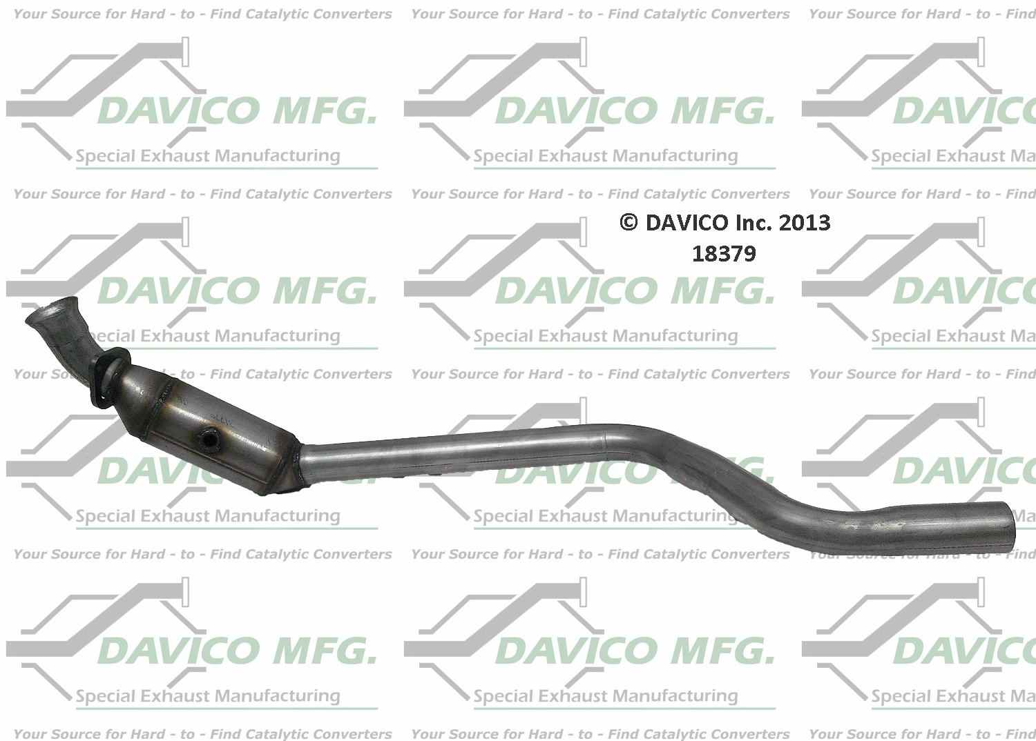 davico mfg exact-fit catalytic converter  frsport 18379