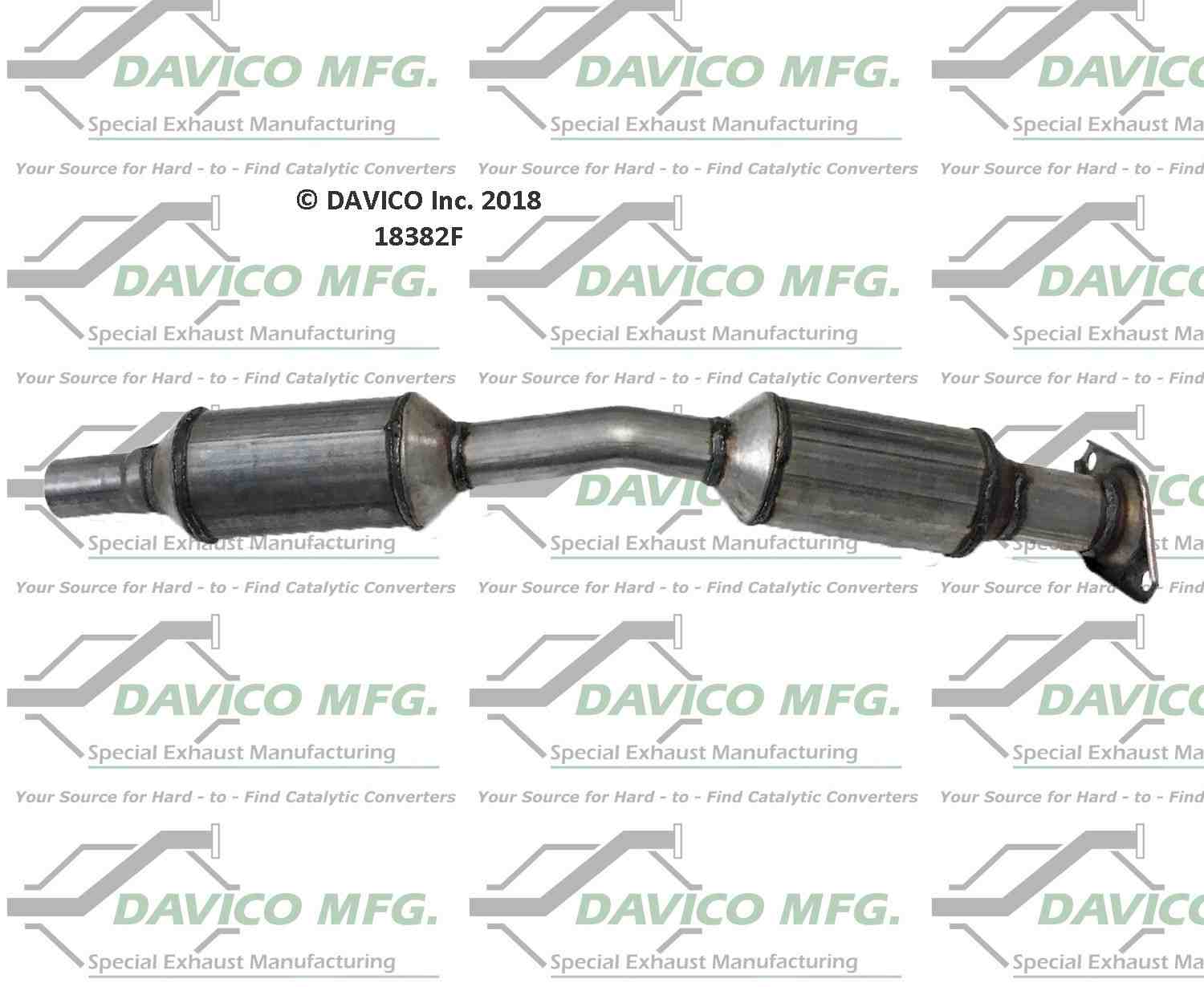 davico mfg exact-fit catalytic converter  frsport 18382f