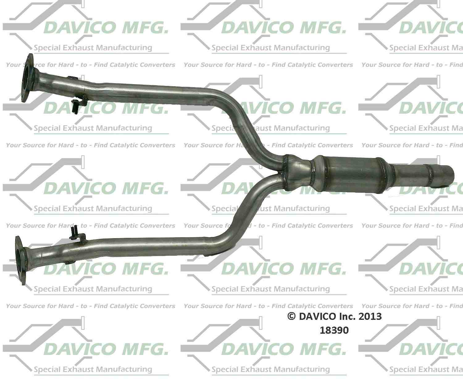 davico mfg exact-fit catalytic converter  frsport 18390