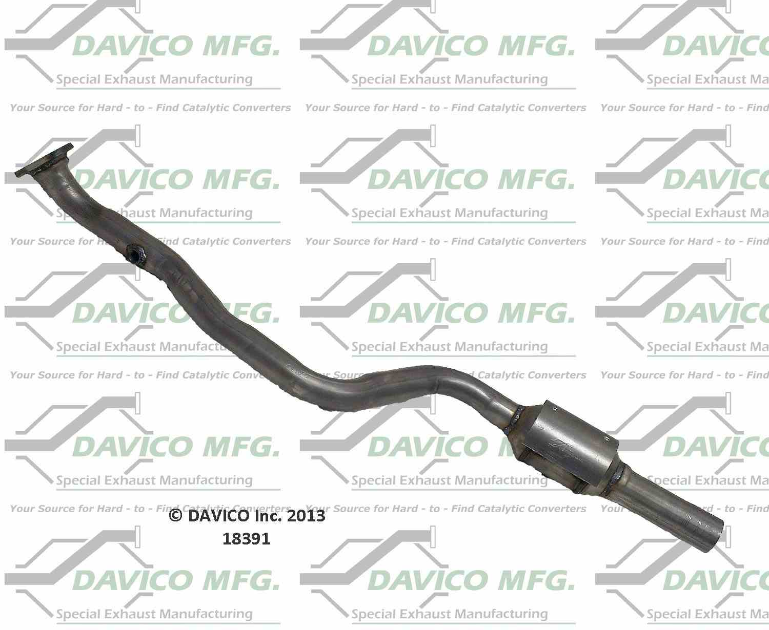 davico mfg exact-fit catalytic converter  frsport 18391