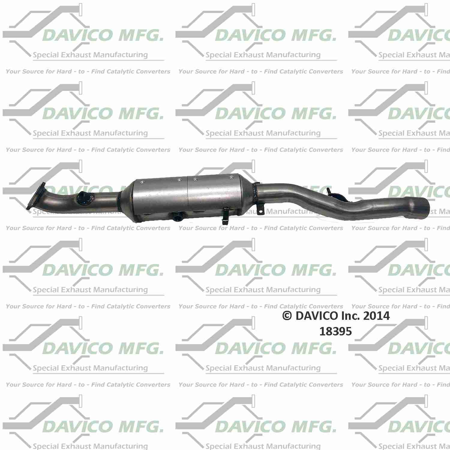 davico mfg exact-fit catalytic converter  frsport 18395