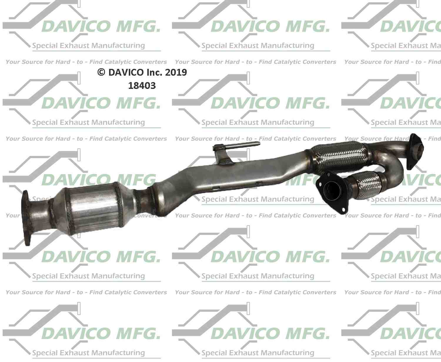 davico mfg exact-fit catalytic converter  frsport 18403