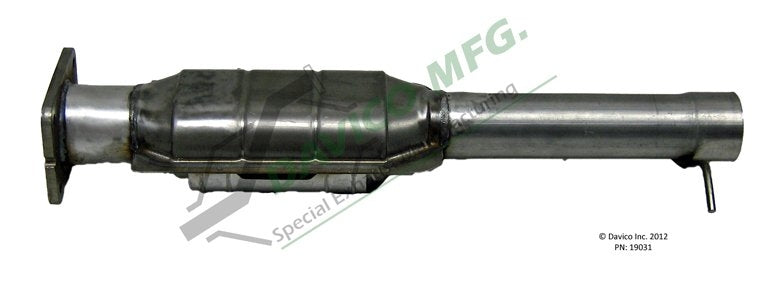 Davico Mfg Exact-Fit Catalytic Converter  top view frsport 19031