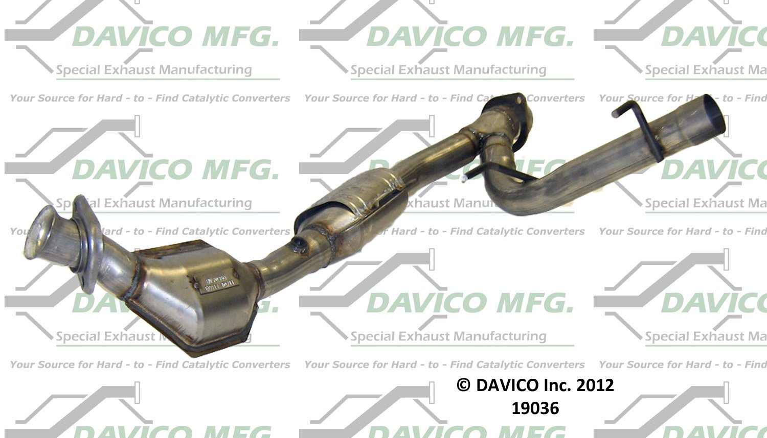 davico mfg exact-fit catalytic converter  frsport 19036