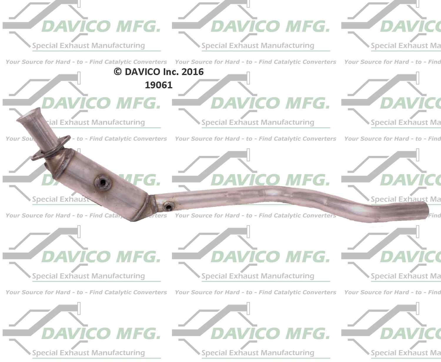 davico mfg exact-fit catalytic converter  frsport 19061