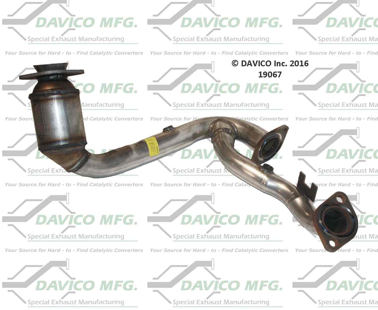 davico mfg exact-fit catalytic converter  frsport 19067