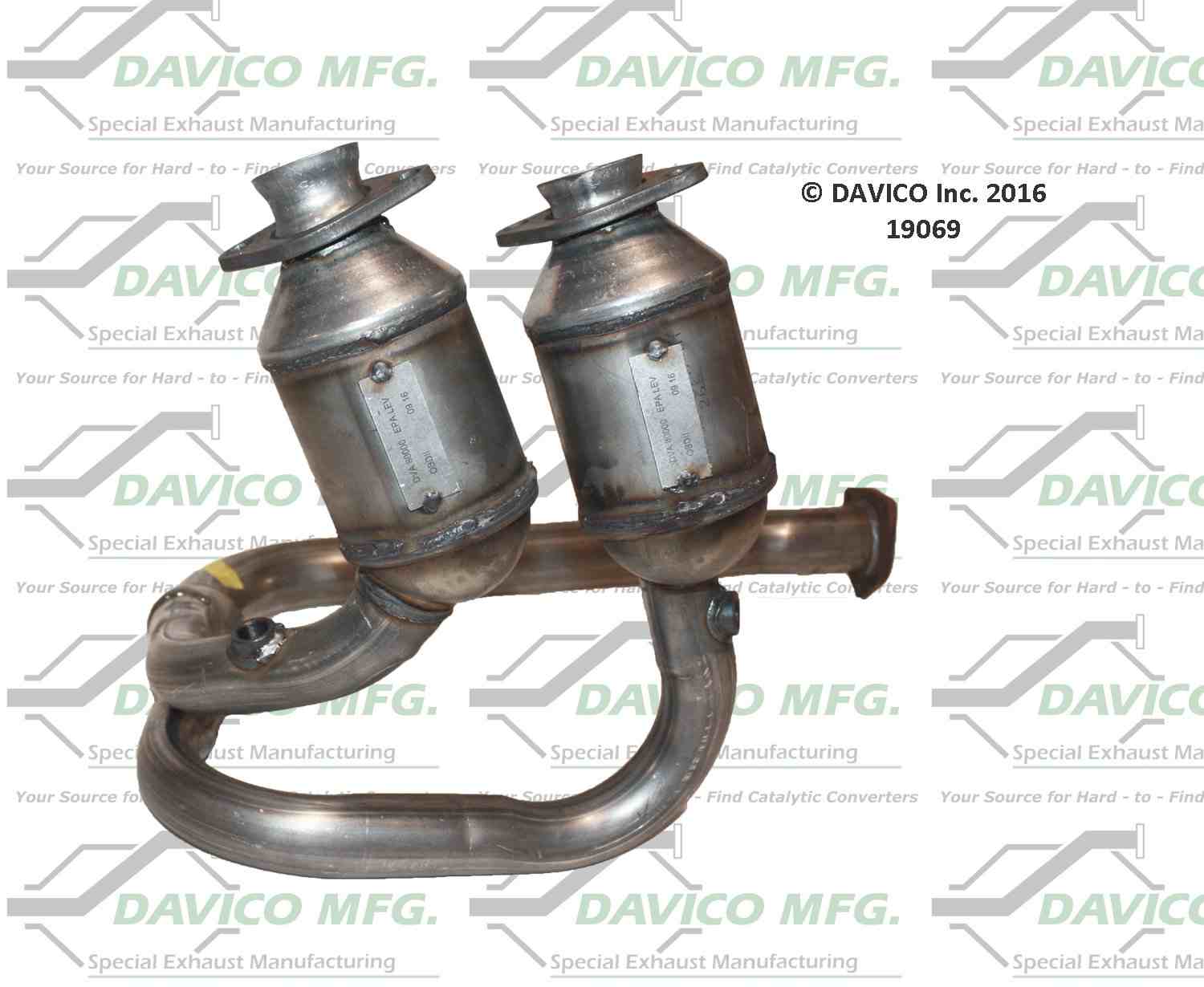 davico mfg exact-fit catalytic converter  frsport 19069