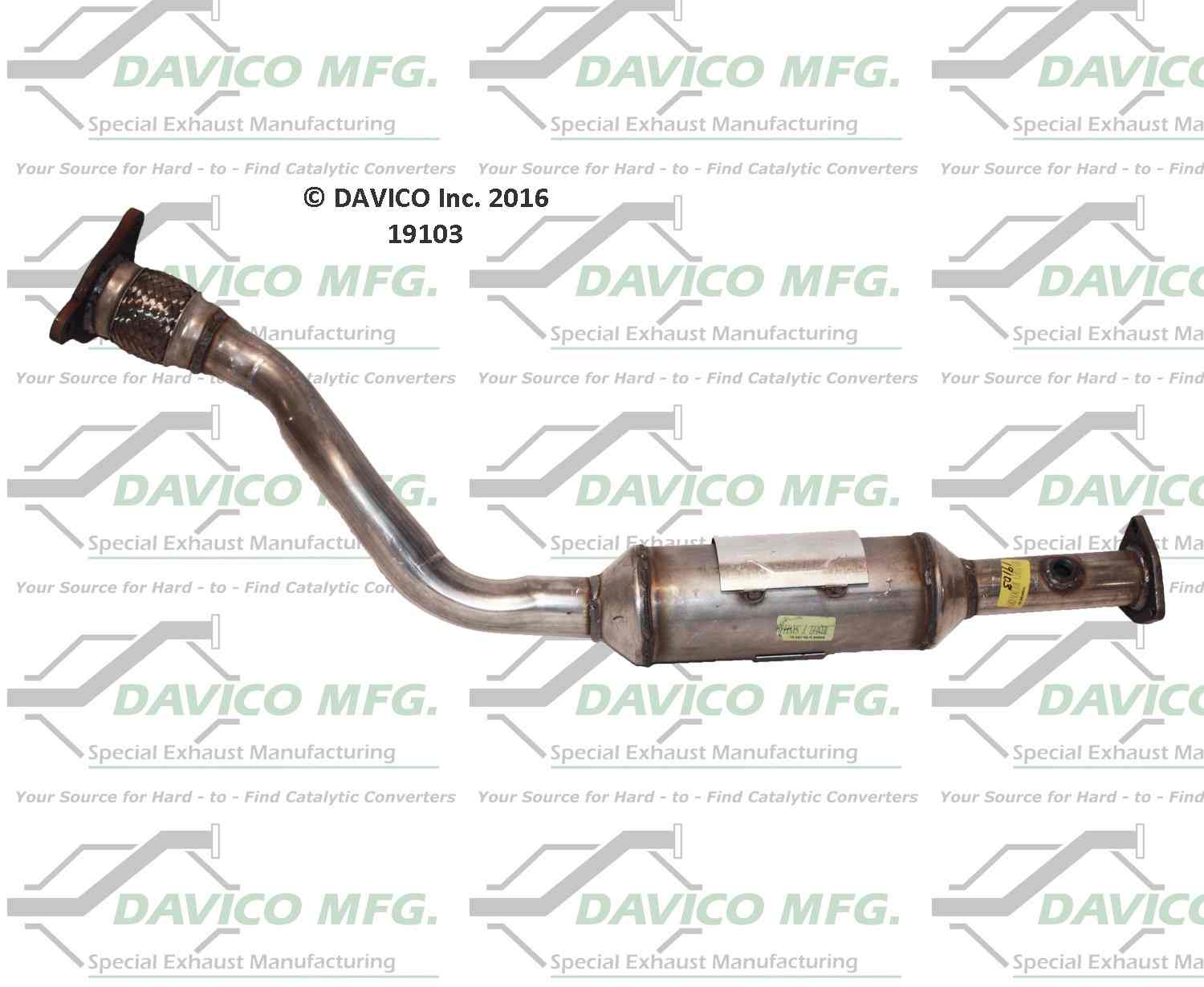 davico mfg exact-fit catalytic converter  frsport 19103