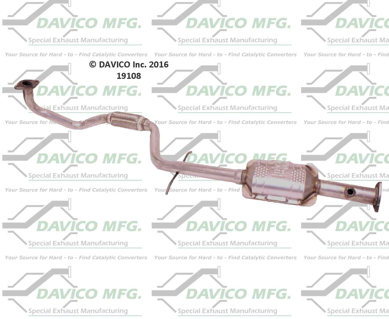 davico mfg exact-fit catalytic converter  frsport 19108