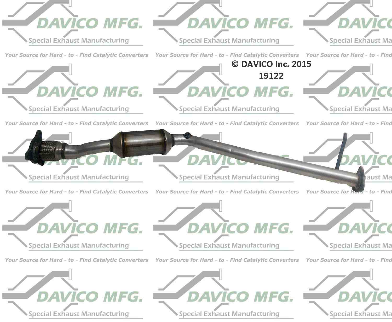 davico mfg exact-fit catalytic converter  frsport 19122