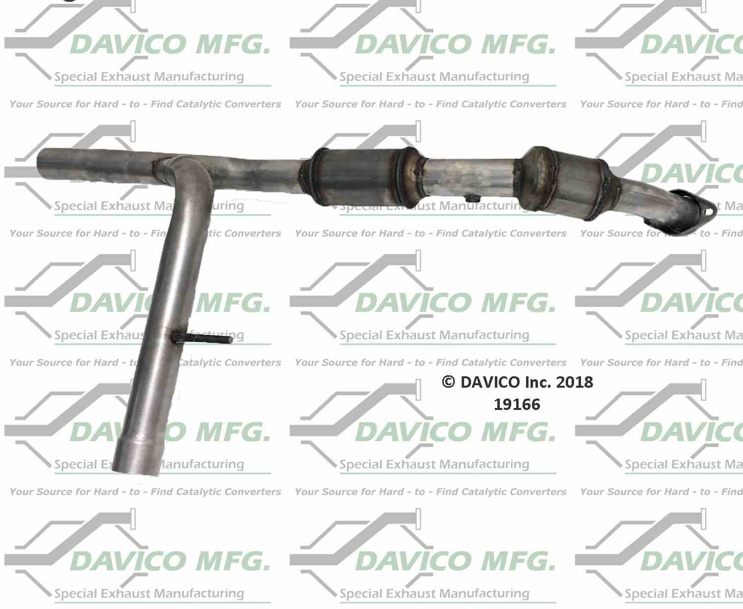 davico mfg exact-fit catalytic converter  frsport 19166