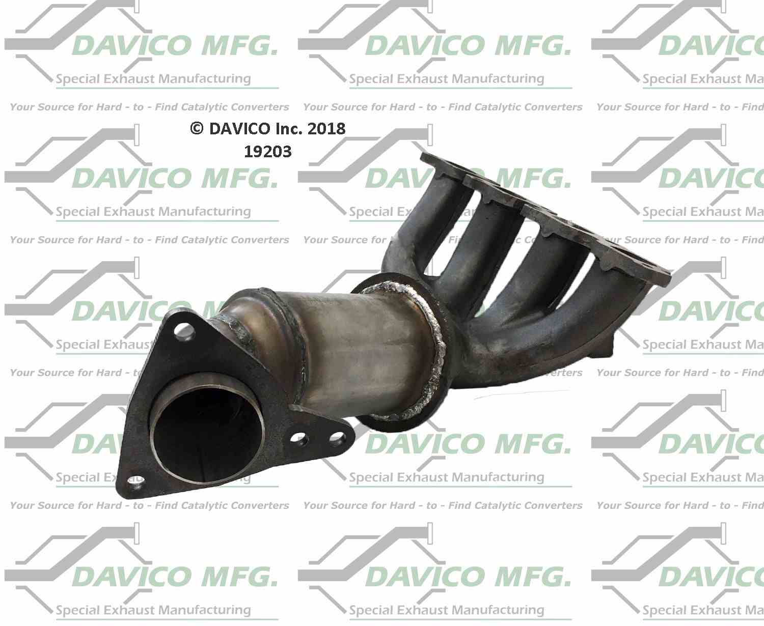 davico mfg exact-fit catalytic converter - manifold  frsport 19203